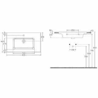 Раковина Allen Brau Fantasy 81 4.11012.20 Белая